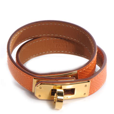 hermes orange kelly double tour|Kelly Double Tour bracelet .